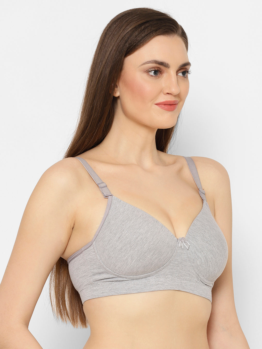 Women's Convertible-Straps T-Shirt Bra | Heavily Padded | Full Coverage | T3055