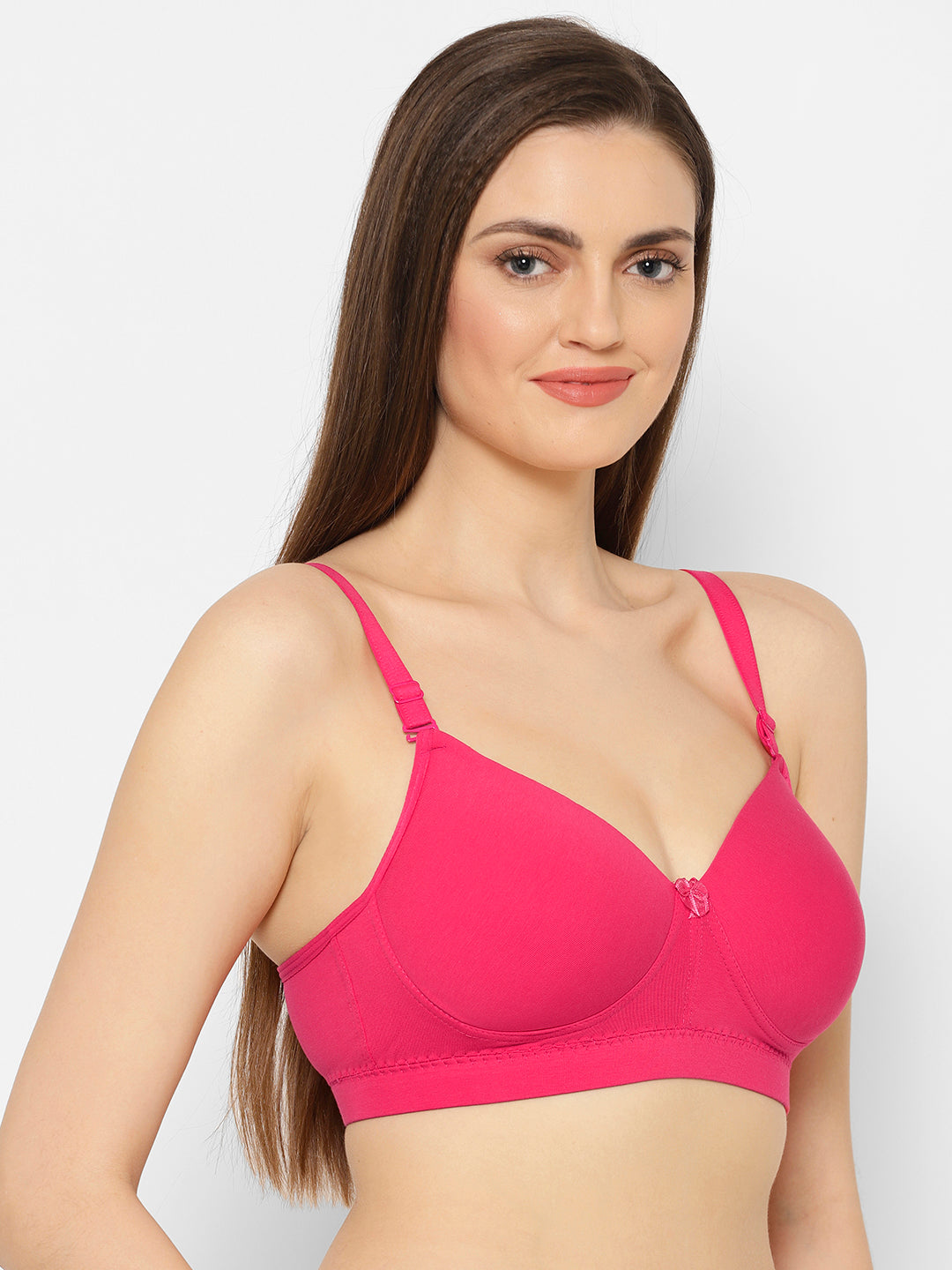 Women's Convertible-Straps T-Shirt Bra | Heavily Padded | Full Coverage | T3055