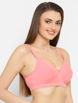 Women's Convertible-Straps T-Shirt Bra | Heavily Padded | Full Coverage | T3055