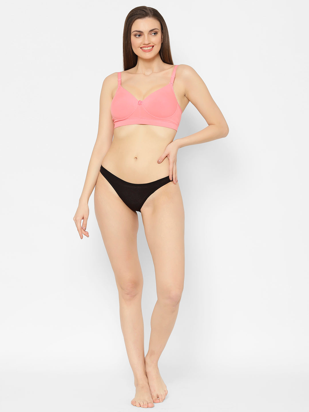 Women's Convertible-Straps T-Shirt Bra | Heavily Padded | Full Coverage | T3055