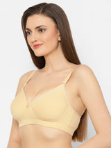 Women's Convertible-Straps T-Shirt Bra | Heavily Padded | Full Coverage | T3055