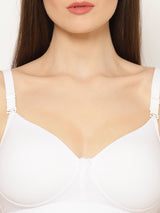 Women's Convertible-Straps T-Shirt Bra | Heavily Padded | Full Coverage | T3055
