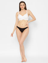 Women's Convertible-Straps T-Shirt Bra | Heavily Padded | Full Coverage | T3055