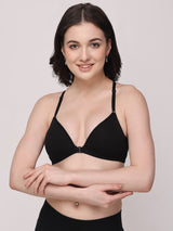 Women's Front-Open Bra | Lightly Padded | Non-Wired | Medium Coverage | T3037