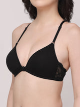 Women's Front-Open Bra | Lightly Padded | Non-Wired | Medium Coverage | T3037