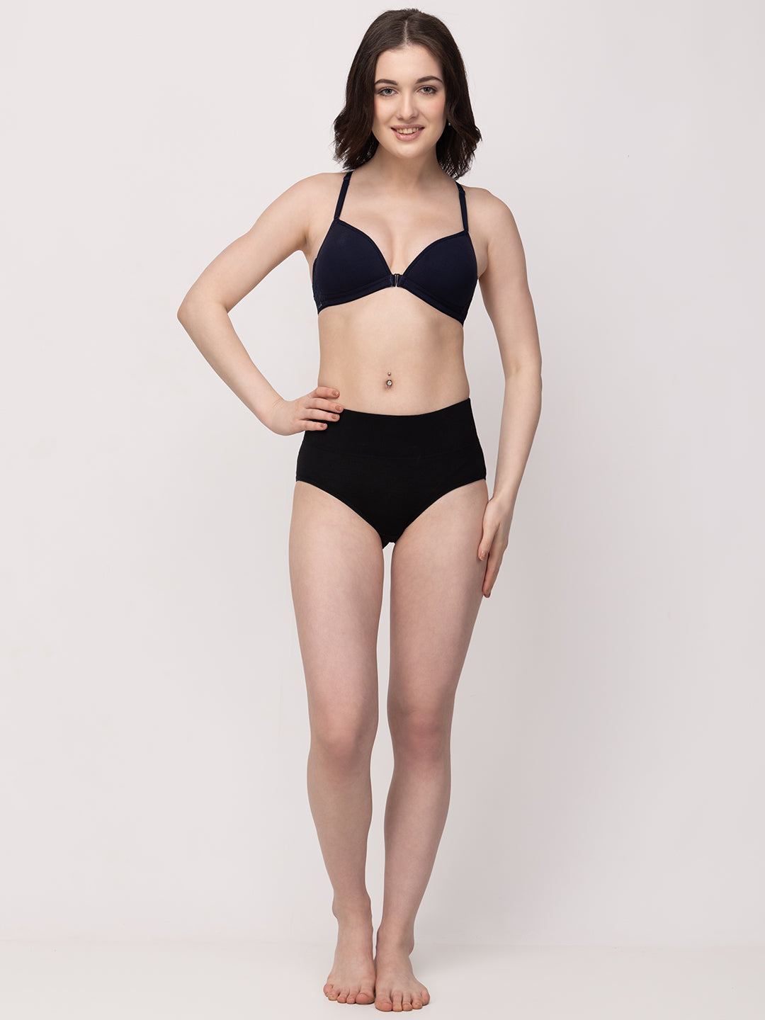 Women's Front-Open Bra | Lightly Padded | Non-Wired | Medium Coverage | T3037