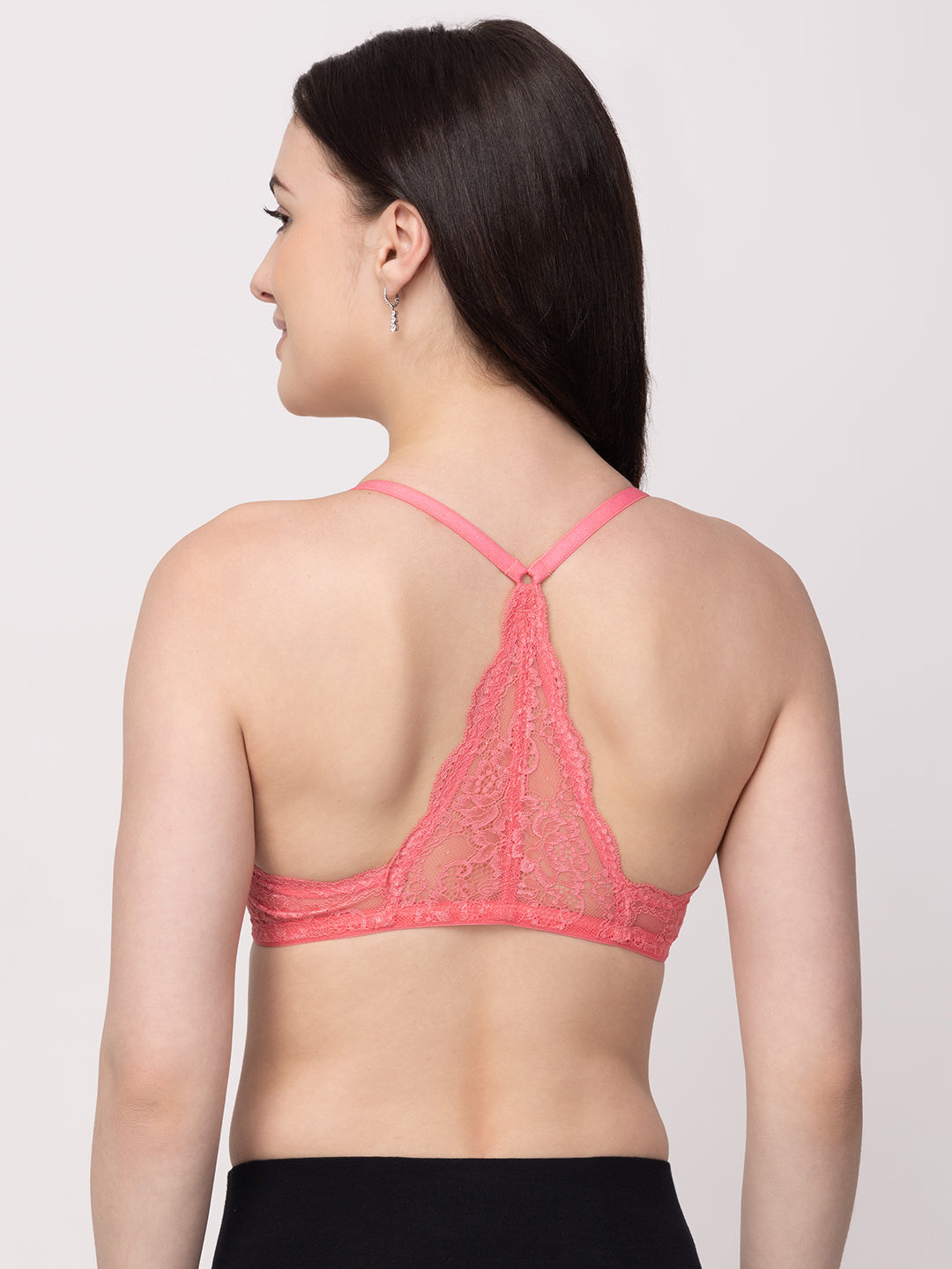 Women's Front-Open Bra | Lightly Padded | Non-Wired | Medium Coverage | T3037