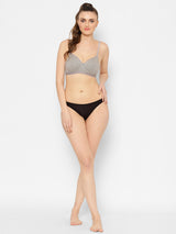 Women's Low Back Multiway-Straps Bra | Lightly Padded | Medium Coverage | Push-Up -T3038