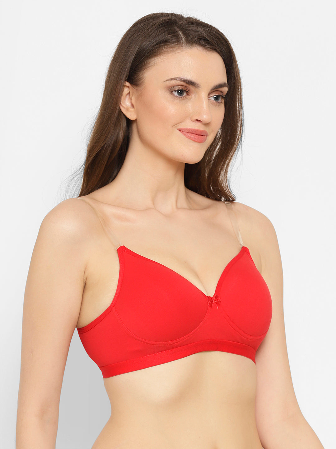 Women's Low Back Multiway-Straps Bra | Lightly Padded | Medium Coverage | Push-Up -T3038
