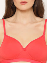 Women's Low Back Multiway-Straps Bra | Lightly Padded | Medium Coverage | Push-Up -T3038
