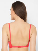 Women's Low Back Multiway-Straps Bra | Lightly Padded | Medium Coverage | Push-Up -T3038