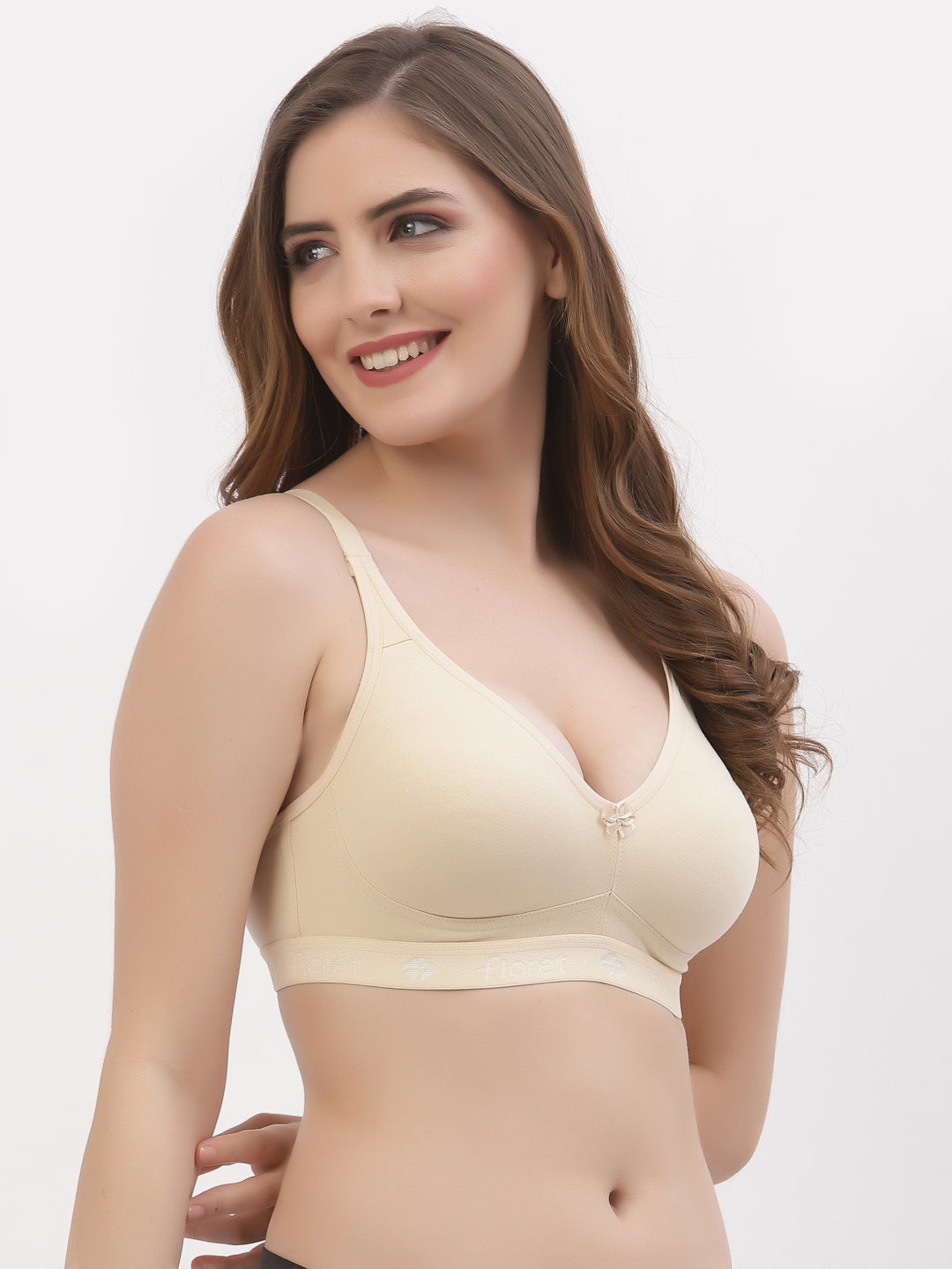 Women's Non Padded & Non-Wired Medium Coverage T-Shirt Bra T3050