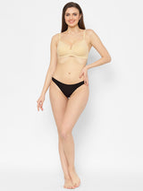 Women's T-Shirt Bra | Lightly Padded | Non-Wired | Medium Coverage | T3052