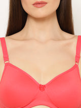 Women's T-Shirt Bra | Lightly Padded | Non-Wired | Medium Coverage | T3052