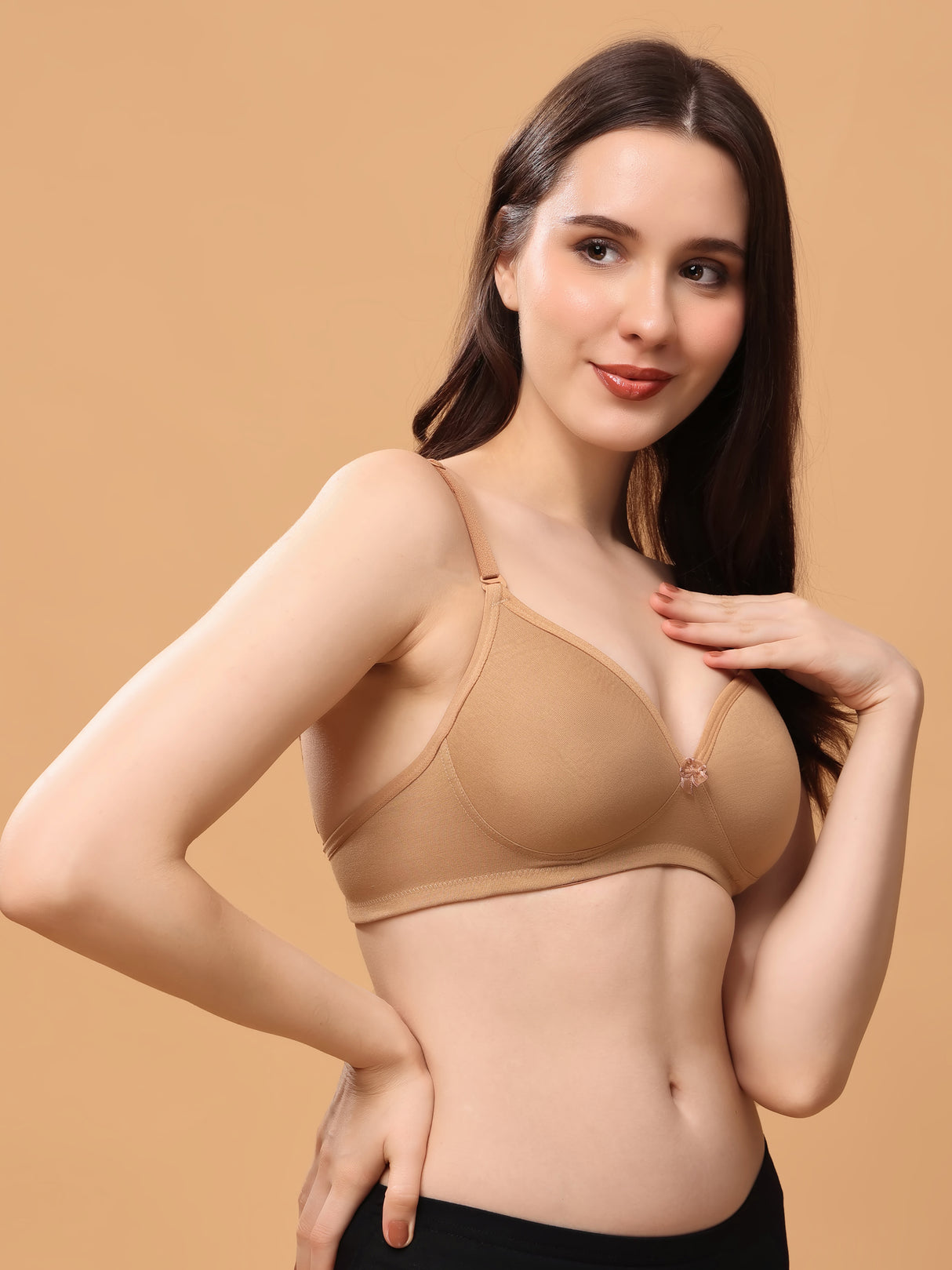 ALFA | Women's Convertible-Straps T-Shirt Bra | Lightly Padded | Non-Wired | Medium Coverage|