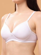 ALFA | Women's Convertible-Straps T-Shirt Bra | Lightly Padded | Non-Wired | Medium Coverage|