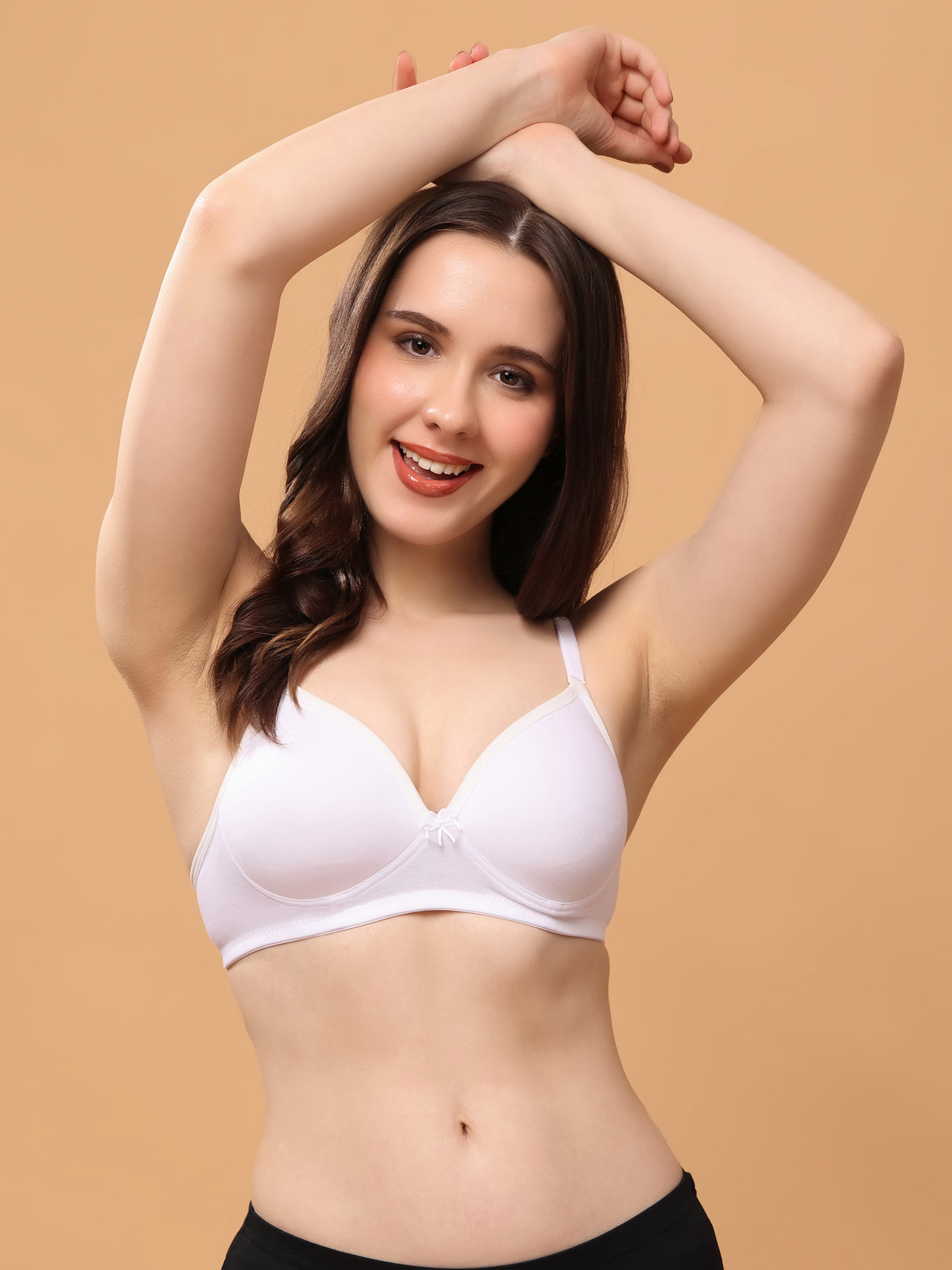 ALFA | Women's Convertible-Straps T-Shirt Bra | Lightly Padded | Non-Wired | Medium Coverage|