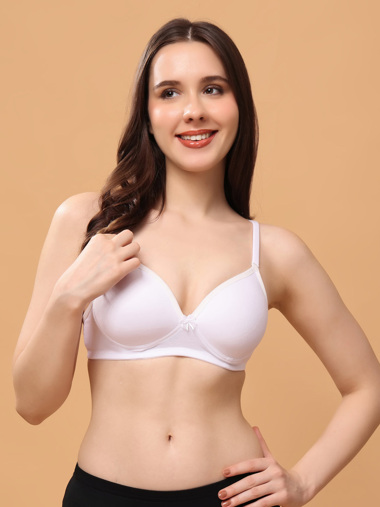ALFA | Women's Convertible-Straps T-Shirt Bra | Lightly Padded | Non-Wired | Medium Coverage|