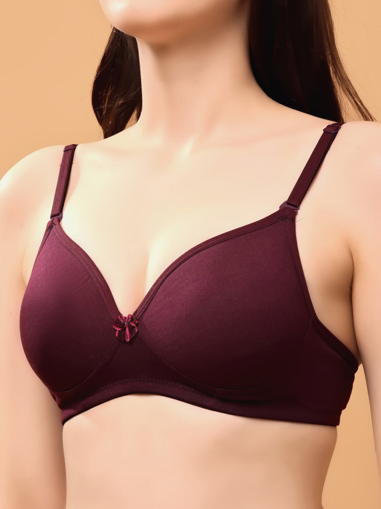 ALFA | Women's Convertible-Straps T-Shirt Bra | Lightly Padded | Non-Wired | Medium Coverage|