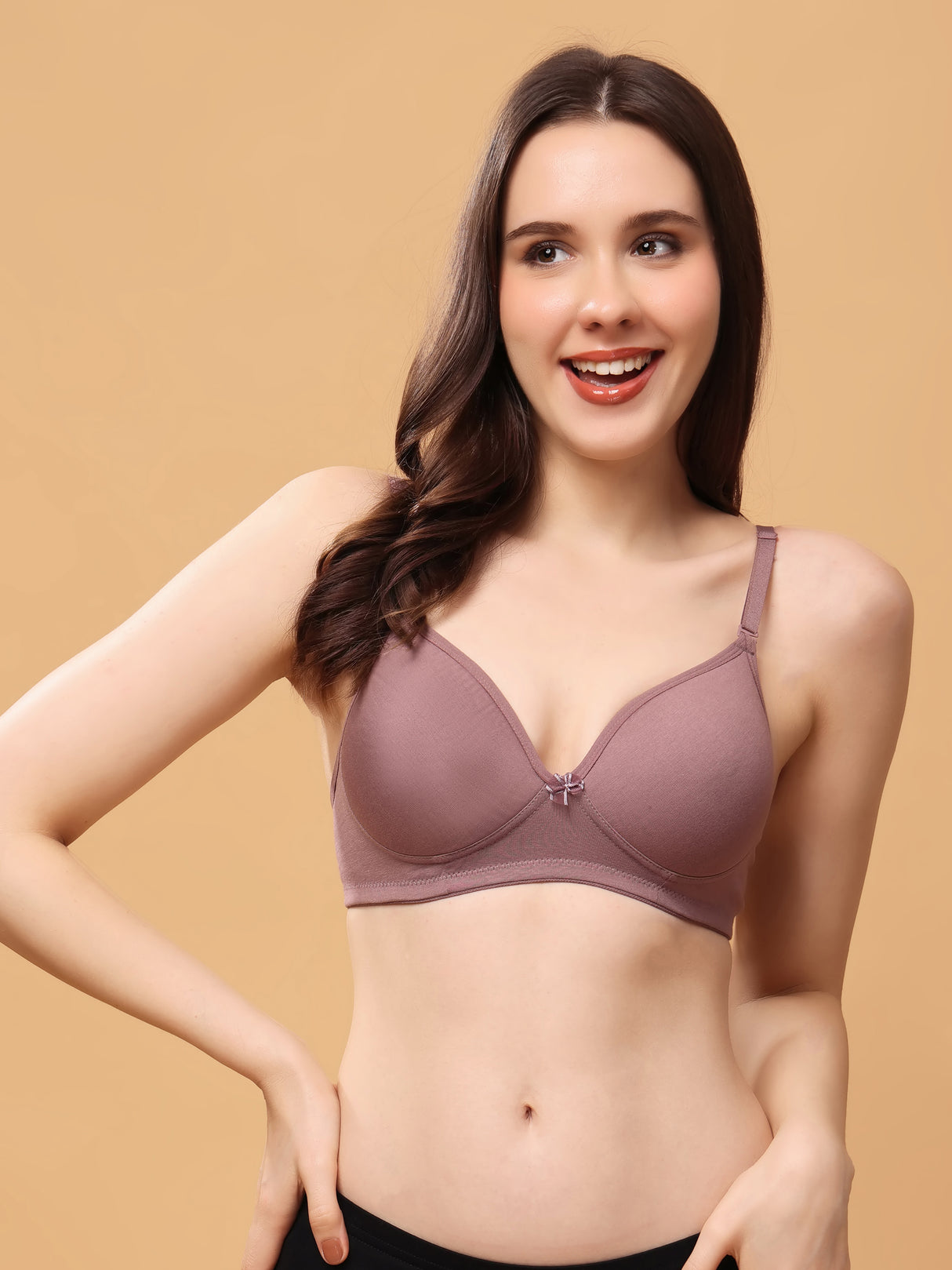 ALFA | Women's Convertible-Straps T-Shirt Bra | Lightly Padded | Non-Wired | Medium Coverage|