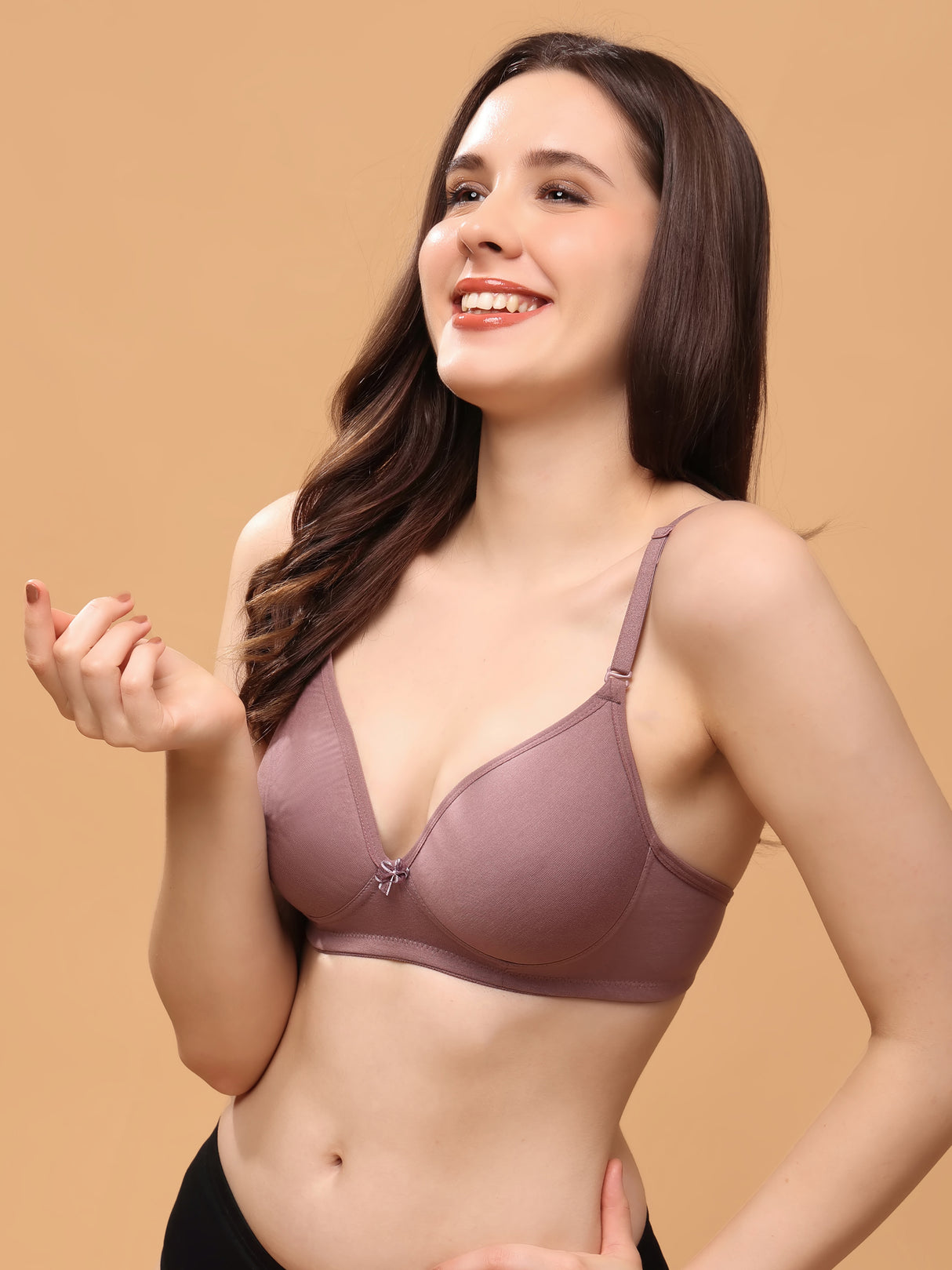 ALFA | Women's Convertible-Straps T-Shirt Bra | Lightly Padded | Non-Wired | Medium Coverage|