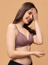 ALFA | Women's Convertible-Straps T-Shirt Bra | Lightly Padded | Non-Wired | Medium Coverage|