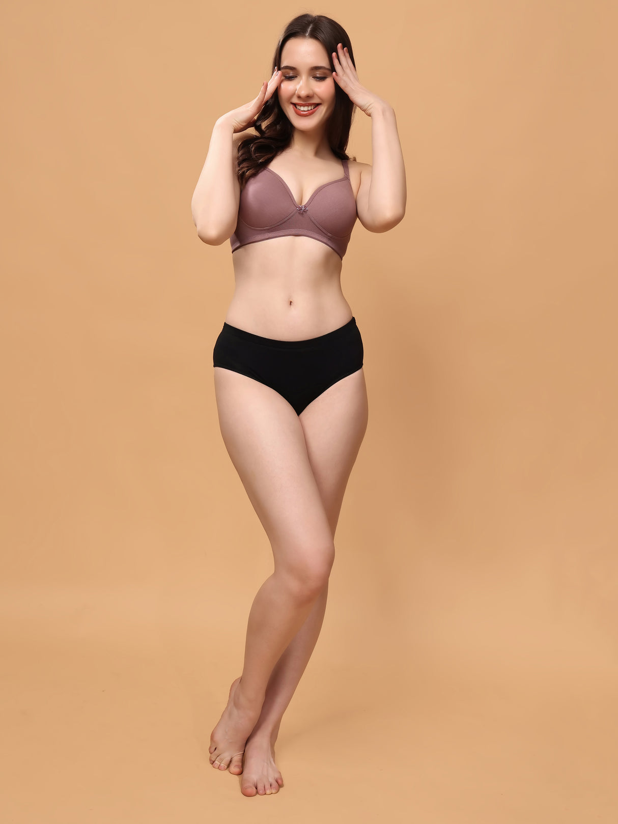 ALFA | Women's Convertible-Straps T-Shirt Bra | Lightly Padded | Non-Wired | Medium Coverage|