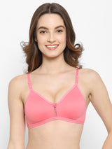 KATRINA Red T-Shirt Bra | Medium Coverage | Non-Wired | Non-Padded Bra