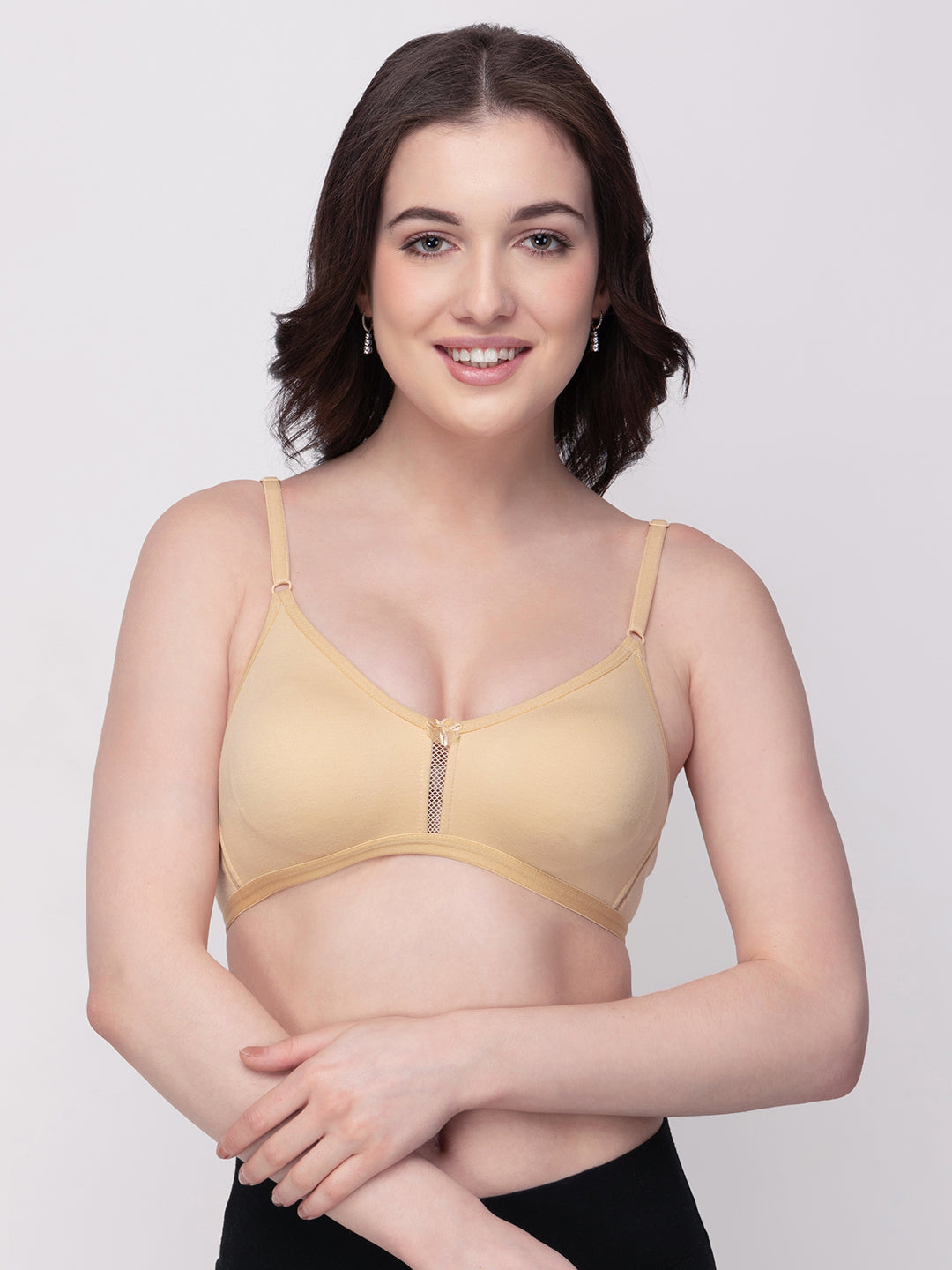 KATRINA Red T-Shirt Bra | Medium Coverage | Non-Wired | Non-Padded Bra