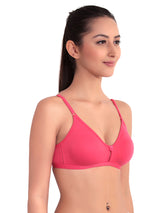 KATRINA Red T-Shirt Bra | Medium Coverage | Non-Wired | Non-Padded Bra